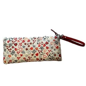 Recycled Materials Woven Clutch Wristlet